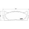 BREMBO Sada brzdových doštičiek P 83 117