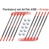 Florbalový set ACCUFLI AirTek A100 - Orange Dĺžka: 100cm, Ohyb: 9L/1P