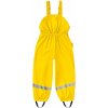 Playshoes Detské nepremokavé nohavice na traky žltá