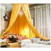 Baldachýn žltý 160 x 200 cm VYPREDAJ
