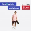DOMYOS Pánske fitness tričko s krátkym rukávom púdrovo-ružové XL