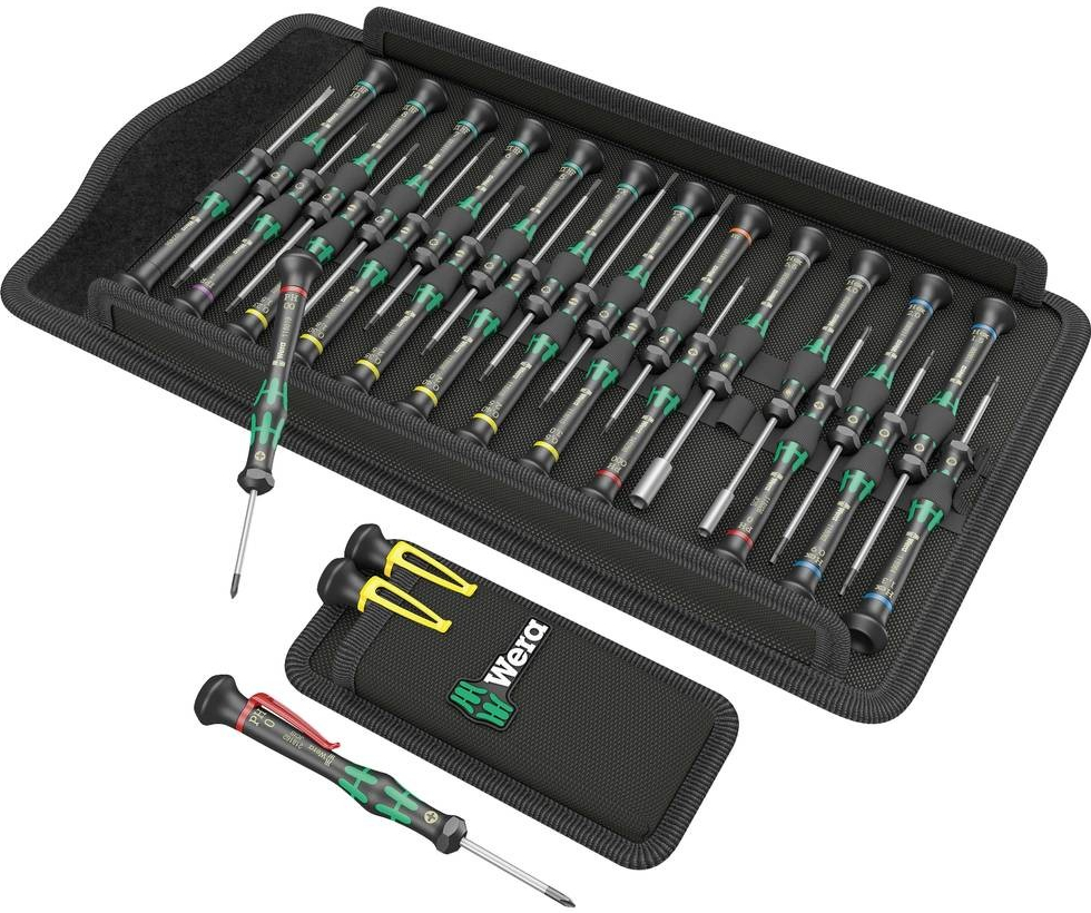 Wera 05134027001 pre elektrotechnikov súprava skrutkovačov 29-dielna krížový PH, TORX, TORX Plus, šesťuholník, plochý; 05134027001