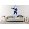 Lepy Samolepka na stenu Fallout - Vault Boy Farebná varianta: Tyrkysová modrá, Velikost (šírka x výška): 65x97cm