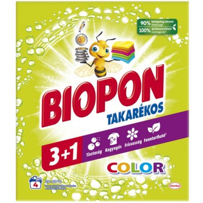 Biopon 3+1 Color prací prášok 240g 4 PD