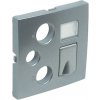 Kryt zásuvky TV/R/SAT/SC APC/1xRJ45 hliník LOGUS90 mec 21 (EFAPEL)