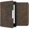 Puzdro KW Mobile Felt Dandelion Love - KW5492403 - pre Amazon Kindle Paperwhite 4 (2018) - hnedé (KW Mobile obal na Amazon Kindle Paperwhite 4 (2018), AutoSleep, motív Felt Dandelion Love, hnedý + zár