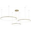EUlight Závesné LED svietidlo Saturno, 3x LED 100w, 4000k, g