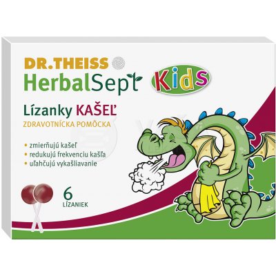 Dr.Theiss HerbalSept Kids kašel 6 ks