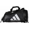 Adidas 2in1 Bag Combat Sports black/white PU M, čierna