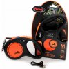 Flexi vodítko Neon S páska oranžové 5m/15kg