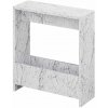 Houseland Odkladací stolík Simpi mramor Carrara