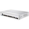 Cisco switch CBS250-8T-E-2G (8xGbE,2xGbE/SFP combo,fanless) CBS250-8T-E-2G-EU