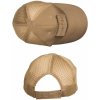 Mil-Tec NET BASEBALL CAP, vzdušná šiltovka - DARK COYOTE