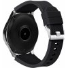 Eternico Essential Vertical Grain Silver Buckle universal Quick Release 22mm čierny AET-SMQRVEG25B-22