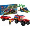 LEGO® City 60412 Hasičské auto 4x4 a záchranný čln
