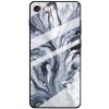 AppleKing kryt so sklenenou zadnou stranou pre iPhone 6 / 6S - sivý mramor - možnosť vrátiť tovar ZADARMO do 30tich dní