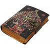 Leather Journals Kožený deník s UV potiskem „Slon a strom života“