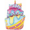 Balón fóliový - torta s polevou (Vhodné pre plnenie vzduchom aj héliom)