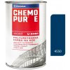 Chemolak Chemopur E U2081 4550 návestná modrá - Vrchná polyuretánová farba na kov, betón, drevo 0,8l