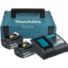 Makita 197952-5 sada batérie 2xBL1830B s nabíjačkou DC18RC,MakPac1