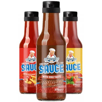 Frankys Bakery Low Sugar Sauce 0% Fat BBQ 375 ml