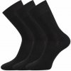 ELI klasické jednofarebné ponožky Lonka čierna 43-46 3 páry