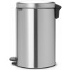 Odpadkový kôš s pedálom NewIcon FPP matná oceľ 20 l