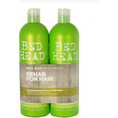Tigi Bed Head Re-Energize šampón 750 ml Re-Energize šampón + 750 ml Re-Energize Conditioner Revitalizující šampón + kondicioner darčeková sada