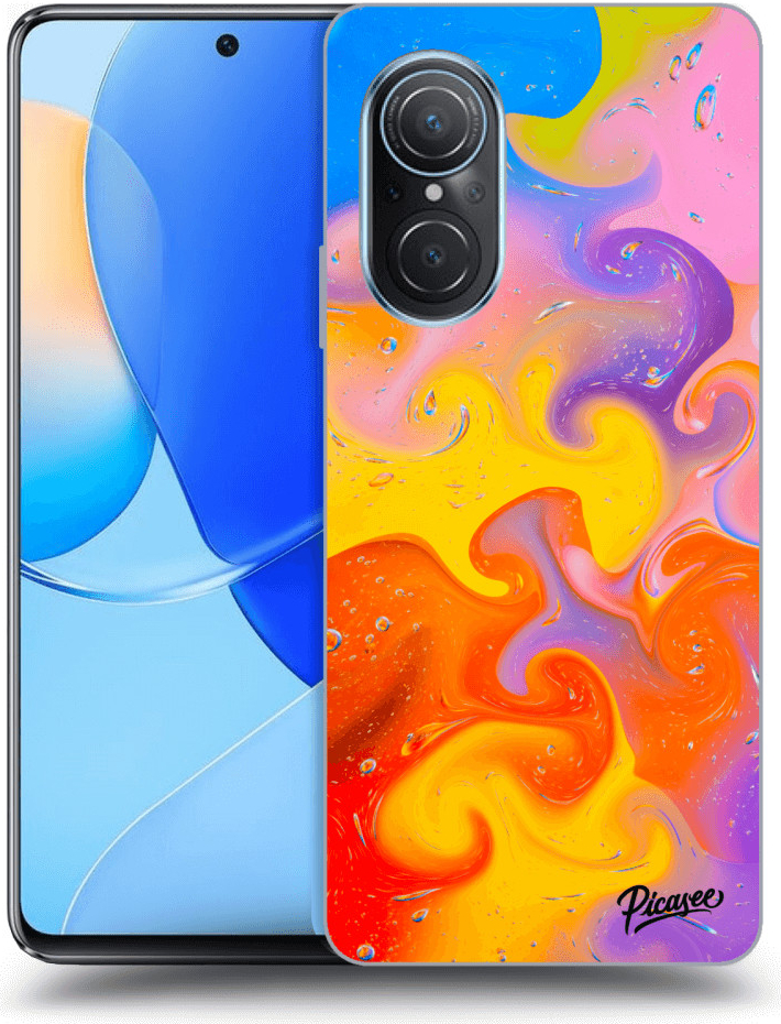 Púzdro Picasee silikónové Huawei Nova 9 SE - Bubbles čiré