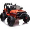 LEAN CARS Elektrické autíčko - Jeep JC666 - nelakované - oranžové - 2x200W - batéria - 2x12V7Ah - 2026
