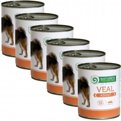 Natures Protection dog adult veal 6 x 800 g