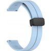 eses Silikónový remienok s magnetickou sponou pre smart hodinky 22 mm Farba: svetlo modrá