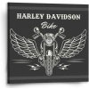 Sablio Obraz Harley-Davidson S krídlami - 50x50 cm