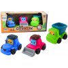 Lean Toys Detské gumové autička pre babätka Material: Guma