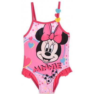 SUN CITY Dívčí plavky Minnie Mouse baby růžové