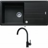 Franke BFG 611 onyx s excentrom + Franke FC 6018.071 LINA onyx