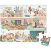 Janod Puzzle Môj deň v kufríku
