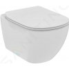Ideal Standard Tesi Závesné WC s doskou SoftClose, RimLS+, biela T536001