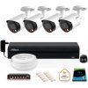 DAHUA zostavy DAHUA IP monitorovací set 4x IPC-HFW2849S-S-IL-0280B 8MPX kamera