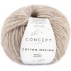 Katia Cotton Merino 139 Fawn Brown Pletacia priadza