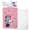Posteľné obliečky Minnie Mouse Whisper - do postieľky