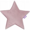 Dekoratívny vankúš Hviezdica VELVET OLD ROSE (Staroružová)