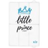 Nellys Cestovná podložka mäkká Little Prince biela modrá 60 x 40