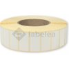 Labelea Samolepiace TERMO etikety 40x20 mm biele papierové, 6000 etikiet na rolke, Farba etikiet Biela, Vnútorný priemer dutinky 76 mm ETM040020W060V
