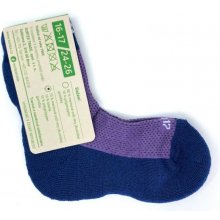 Surtex Ponožky 70% Merino Modré s fialovou