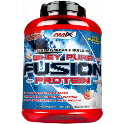 Amix Whey Pure Fusion Protein 1000 g, jahoda