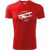 Still Plays With Planes - Pánske tričko Fantasy športové - 3XL ( Červená )