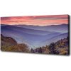 Foto obraz na plátne Západ slnka hory 100x50 cm