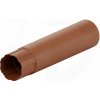 Zvodová rúra KROP - oceľový - RAL 8004 Medeno hnedá - Ø 90 mm - 4 m