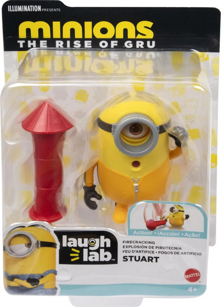 Mattel Minions Rise of Gru Stuart Firecracking